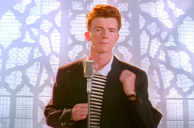 Singer Rick Astley