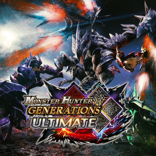 Monster Hunter Generations Ultimate logo.