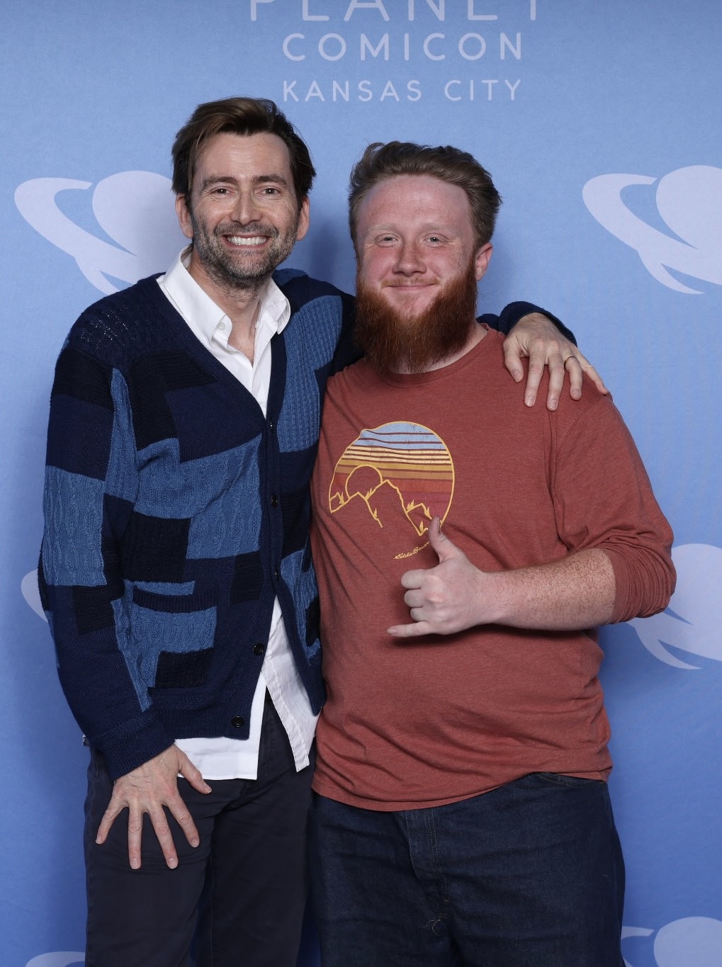 Me meeting an old childhood hero