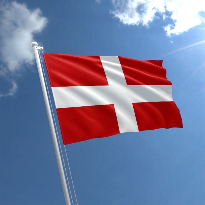 Flag of Savoy in the Wind