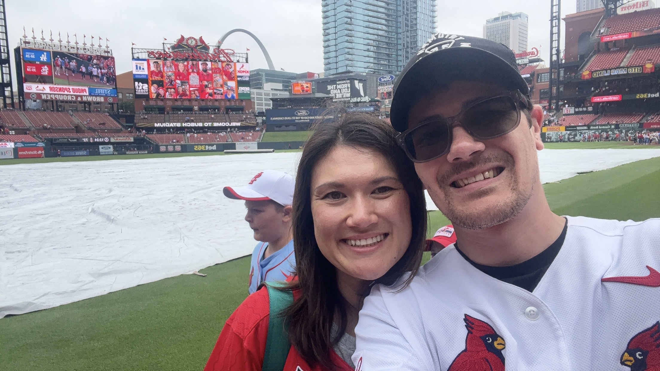 On the Field at Busch Stadium